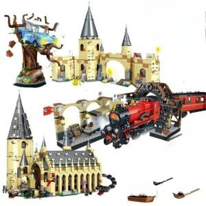 캐슬 볼드모트 시계탑 마법 성 건축 블록 모델 장난감  선물용