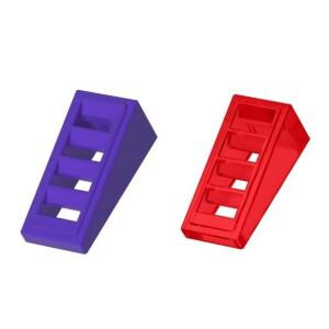 10PCS 퍼즐 파티클 61409 슬로프 18 2x1x2/3 그릴 포함 블록 장난감 키트 아이디어 브릭 DIY 장난감 생일