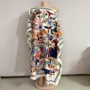 보트 넥 드레스 길이: 130cm 바스트:  패션 Bazin Print Dashiki 여성 긴