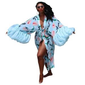 일본 기모노 유카타 코트 카디건 패션 블라우스 여성 롱 하오리 전통 드레스 셔츠