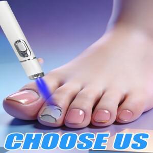 블루 라이트 풋 레이저 펜 소형 - 모양의 구조 디자인 가벼운 본체 휴대 가능하고 주머니에 넣기 쉬움