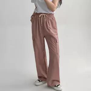 [에이와비] [150.160ver] 썸머나일론카고와이드팬츠 -키작녀/기장선택/4color