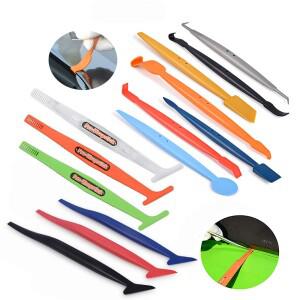 TOFAR 1/13 자동차 액세서리 탄소 필름 랩 마이크로 스틱 스퀴지 스크레이퍼 엣지 디테일링 비닐 포장 도구