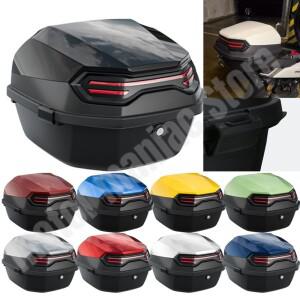 오토바이 테일 박스 스쿠터 부츠 트렁크 쿨 ABSPP 솔리드 케이스 풀 헬멧 수납 정리함 러기지 백