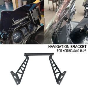 KYMCO 다운 350 Xciting 오토바이 GPS 네비게이션 플레이트, USB 충전기, 휴대폰 거치대 스탠드 브래킷
