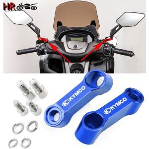 KYMCO AK 550 XCITING 400 다운타운 125 X-down CV3 DTX360 액세서리 미러 라이저 확장 브래킷