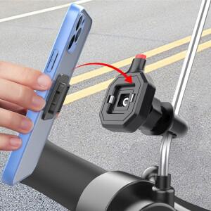 오토바이 백미러 휴대폰 거치대 스탠드, 네비게이션 GPS 지지대, 공용 퀵 마운트, 스쿠터
