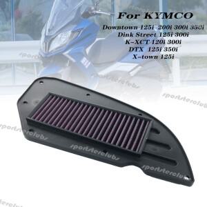 KYMCO 다운타운 125i / 딩크 스트리트 K-XCT D-TX 오토바이용 고유량 에어 필터 클리너