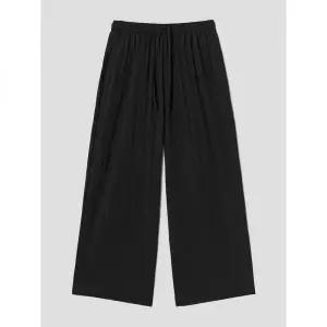 8SECONDS 레이온 밴딩 팬츠 블랙