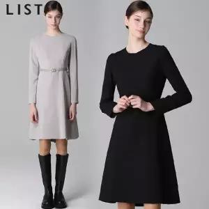 [리스트][리스트] 레더 벨티드 플레어 원피스_18666597_588584