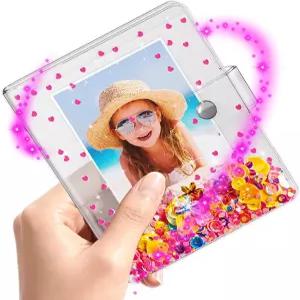 Instax 미니 시리즈 인스턴트 필름용 소형 사진 앨범 2x3 폴라로이드 스냅용 3인치 3~10세 소녀 선물