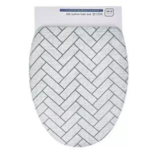 [SBD] 변기커버 O형 헤링본 그레이 소프트 대