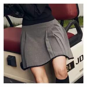 JDX 여성 중기장 플리츠 트임 큐롯(X1PQU7773MG) 874329