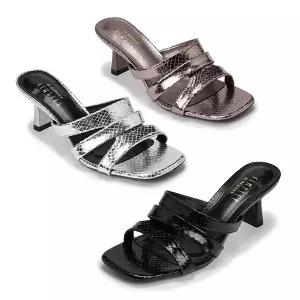 에스콰이아 여성 벨라 메탈 샌들 힐 FMSD519_521