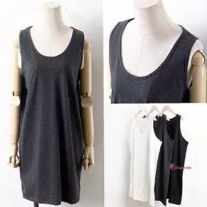 1928H211 WW 오버핏 365일면롱나시 빅사이즈tuv207