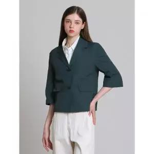 꼼빠니아compagna 카라넥 심플 숏자켓 택가격 339