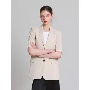 꼼빠니아compagna 반팔 카라넥 기본 스타일 재킷 택가격 319