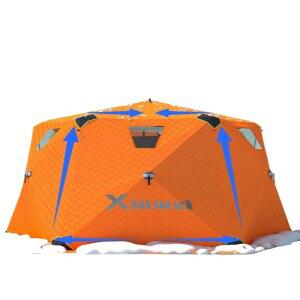 얼음낚시텐트 낚시 동계 큐브 육각 빙어낚시 방풍 야외