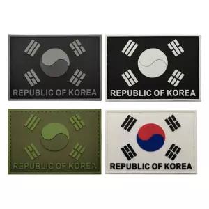 태극기와펜 야광 벨크로 국기패치 밀리터리 가방 모자 찍찍이