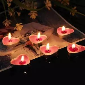 [골드스마일]50p 티라이트 커플 파티데코용품 기념일 파티장식