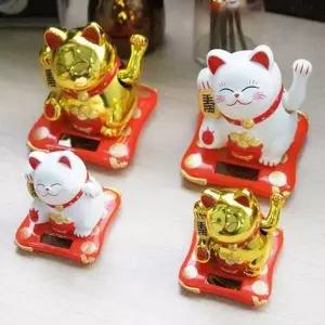 [골드스마일]업소 일본 복고양이 인테리어 소품 장식 마네키 GWM 흙인형