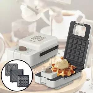 키친아트 로리 타임 스낵 와플 제조기 메이커 3in1 와플 + 붕어빵 + 샌드위치 플레이트 KW-650AK