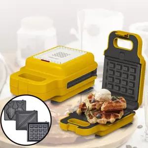 키친아트 스낵 와플 제조기 메이커 3in1 와플 + 붕어빵 + 샌드위치 플레이트 KW-400AK