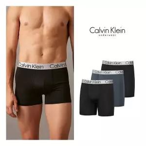 CK 남자팬티 캘빈클라인 언더웨어 드로즈 면 사각 남성 속옷 3장세트 NP2852O 214941
