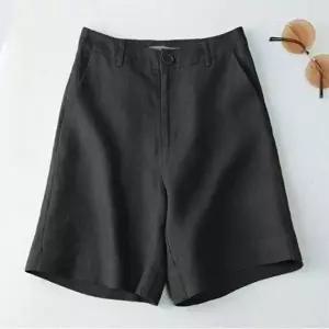 린넨바지 허리밴딩 기본핏 여성 7컬러 여름 반바지