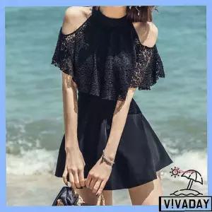 오프숄더 원피스 수영복ijk510