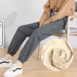 기모 조거팬츠 여자 트레이닝바지 겨울 방한 밴딩팬츠 yzb6+9gCx