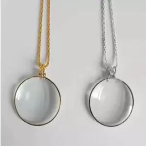 데일리 빈티지 실용 돋보기 팬던트 목걸이 빈티지목걸이 팬던트목걸이 코인목걸이