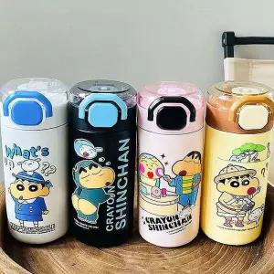 짱구 560ml 컬러풀 빨대 보온보냉 스텐 304 텀블러tuv062