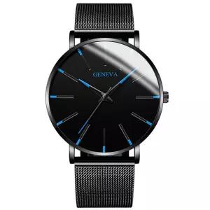 제네바 메탈 비즈니스 남자 아날로그 초시계 패션 바늘 손목 시계 vhi6+4acF