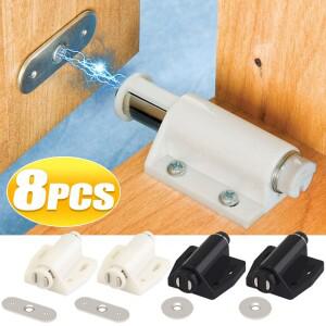 호환상품 4/8pcs 단일 자석 캐비닛은 보이지 않는 가구 문 스톱퍼 리바운더 찬장 옷장 클로저 하드웨어를