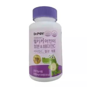 닥터포이 웰키커 어린이 철분 비타민C 1000mg x 120정