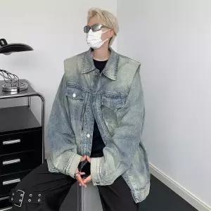 남성 데님 코트 빅사이즈 봄 재킷 상의 C07Z1B 원픽2