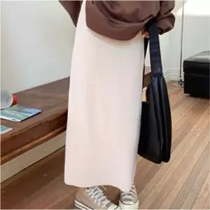 여사친 시크 치마 롱 코듀로이 일자 골지 3컬러 LK-TS13