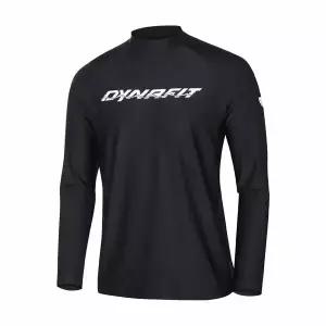 다이나핏 DYNAFIT 여름수영복 남성 [래쉬가드] PADO 파도 루즈핏 긴팔 래쉬가드 Black YMM24206Z1