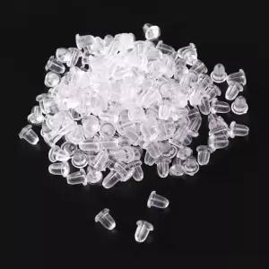 실리콘 귀걸이 클러치 6mm 200개 1팩) 귀걸이클러치 귀걸이귀마개 귀걸이뒷마개