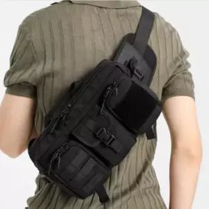 캐주얼 인기 다용도 검정 가방 여행 신상 바디백 서바이벌힙색 허리백 밀리터리힙색