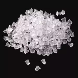 실리콘 귀걸이 클러치 4mm 200개 1팩) 귀걸이클러치 귀걸이귀마개 귀걸이뒷마개