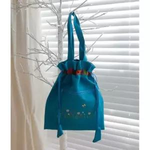 마 자수 사각 복조리 쇼퍼백 에코백 6COLORS 여성쇼퍼백 여성에코백 전통디자인가방