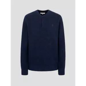 매장정품 BEANPOLE 빈폴 25FW 버튼넥 풀오버 니트 - 네이비(BC5951C32R) 1416451