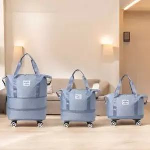 아이러빗2단확장보스턴백바퀴형보조여행가방