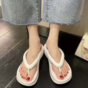 여성 여름 여행 웨지 통굽 키높이 데일리 슬리퍼 슈즈 거실실내화 사무실슬리퍼여성