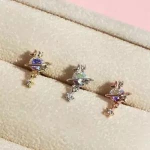 낱개판매) 우주소녀 귓바퀴 이너컨츠 피어싱 피어싱 크리스탈귀걸이 럭셔리피어싱 블링