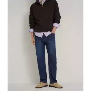 빈폴 BEANPOLE MEN 여름 스탠다드핏 데님 바지 블루 BC6321C76P 472916