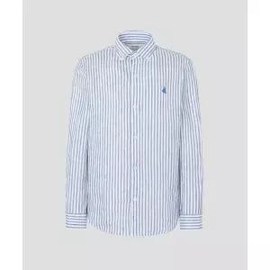 빈폴 BEANPOLE MEN 리넨 스트라이프 셔츠 블루 BC6364C21P 472938