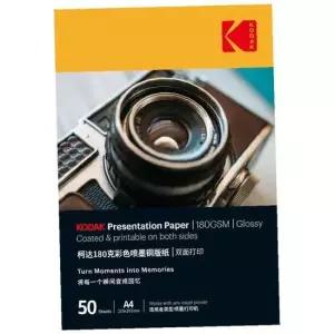 JMds 코닥 포토용지 양면고광택 사진용지 A4 180g (50매) (9891 347) 잉크젯 프린터 전용